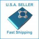 Blue Cross Shape Mini Clip Mp3 Player Support 8 GB Micro SD Card