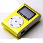 New Blue Mini MP3 Player W/ LCD Screen Clip Micro SD TF Slot