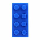 4GB LEGO Block Mp3 Player Support Up To 8 GB Micro SD Card+ Earphones + USB Cables BLUE