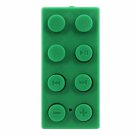 1GB LEGO Block Mp3 Player Support Up To 8 GB Micro SD Card+ Earphones + USB Cables GREEN