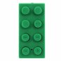 1GB LEGO Block Mp3 Player Support Up To 8 GB Micro SD Card+ Earphones + USB Cables GREEN