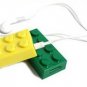 4GB LEGO Block Mp3 Player Support Up To 8 GB Micro SD Card+ Earphones + USB Cables GREEN
