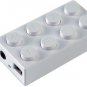 LEGO Block Mp3 Player Support Up To 8 GB Micro SD Card+ Earphones + USB Cables WHITE