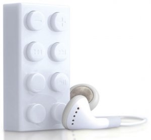 2GB LEGO Block Mp3 Player Support Up To 8 GB Micro SD Card+ Earphones + USB Cables WHITE
