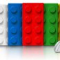 4GB LEGO Block Mp3 Player Support Up To 8 GB Micro SD Card+ Earphones + USB Cables WHITE