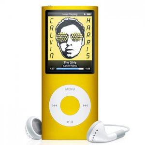 8GB Slim 1.8 LCD Mp3/Mp4 Music Video FM Radio Media Player Free Shipping YELLOW