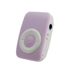 New Fashion Mini Clip Mp3 Player PURPLE