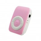 4GB New Fashion Mini Clip Mp3 Player PINK
