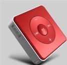 Only Music Style Flash Light Mini Mp3 Player RED