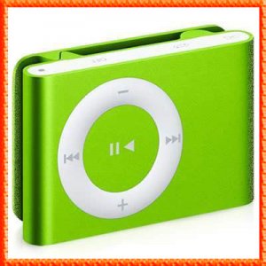1GB Mini Metal Clip Mp3 Player Support TF/ Micro SD Card  GREEN