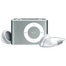 2GB Mini Metal Clip Mp3 Player Support TF/ Micro SD Card  SILVER