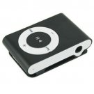 1GB Mini Metal Clip Mp3 Player Support TF/ Micro SD Card  BLACK