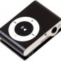 4GB Mini Metal Clip Mp3 Player Support TF/ Micro SD Card  BLACK
