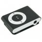 4GB Mini Metal Clip Mp3 Player Support TF/ Micro SD Card  BLACK