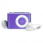 2GB Mini Metal Clip Mp3 Player Support TF/ Micro SD Card  PURPLE