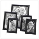 #14277 Black 5-Piece Photo Frames