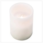 #14366 Classic White Flameless Candle