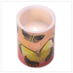 #14367 Butterfly Flameless Candle