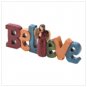 #14391 “Believe” Word Block Decoration