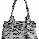 Tiger Print Flap Bag