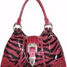 Glitter Zebra Hobo