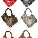 Croco Print Flat Bag