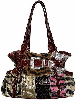 Patch Glitter Handbag