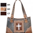 Top Zipper Cross Handbag