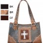 Top Zipper Cross Handbag