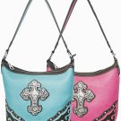 Top Zipper Cross Handbag