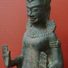 Asian Vintage / Antique Khmer Angkor Brass Buddha Statue Cabodian Amulets