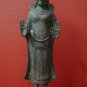 Asian Vintage / Antique Khmer Angkor Brass Buddha Statue Cabodian Amulets