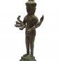 Narayana 8 Arms 4 Faces khmer Vintage Angkor Antique Statue Art Buddha Amulet