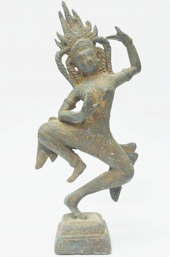 Home Decor Art Khmer Angkor Cambodian Buddha Statue Nang Teap Apsorn Figurine Dancing Art Style