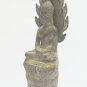 Buddha Asian Vintage Antique Saturday Buddha Statue Pra Nakprok Amulet Brass Amulets Statue