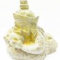 6"Brass Buddha TINY RAHU OM JUN MOON WEALTH MONEY LUCKY THAI MAGIC BLESSED AMULET THAILAND GIFT