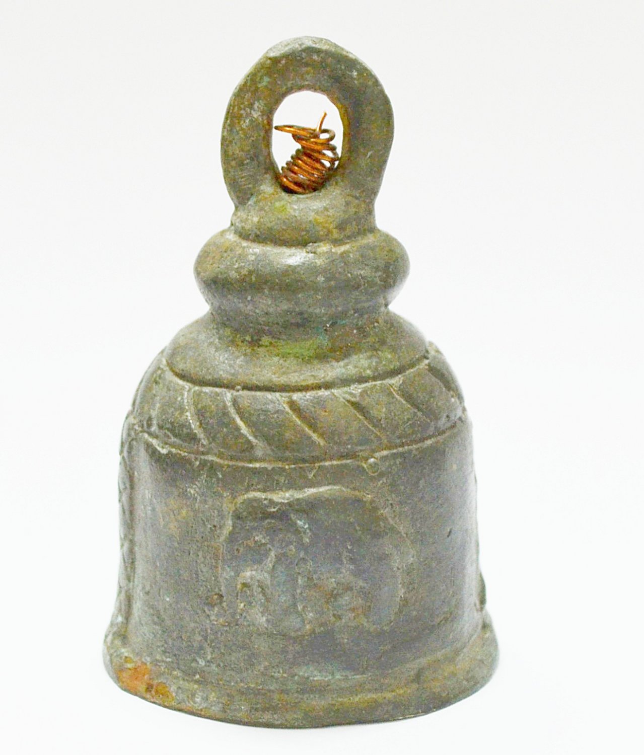 Bell of Thailand Gift Brass Elephant Bell Antique