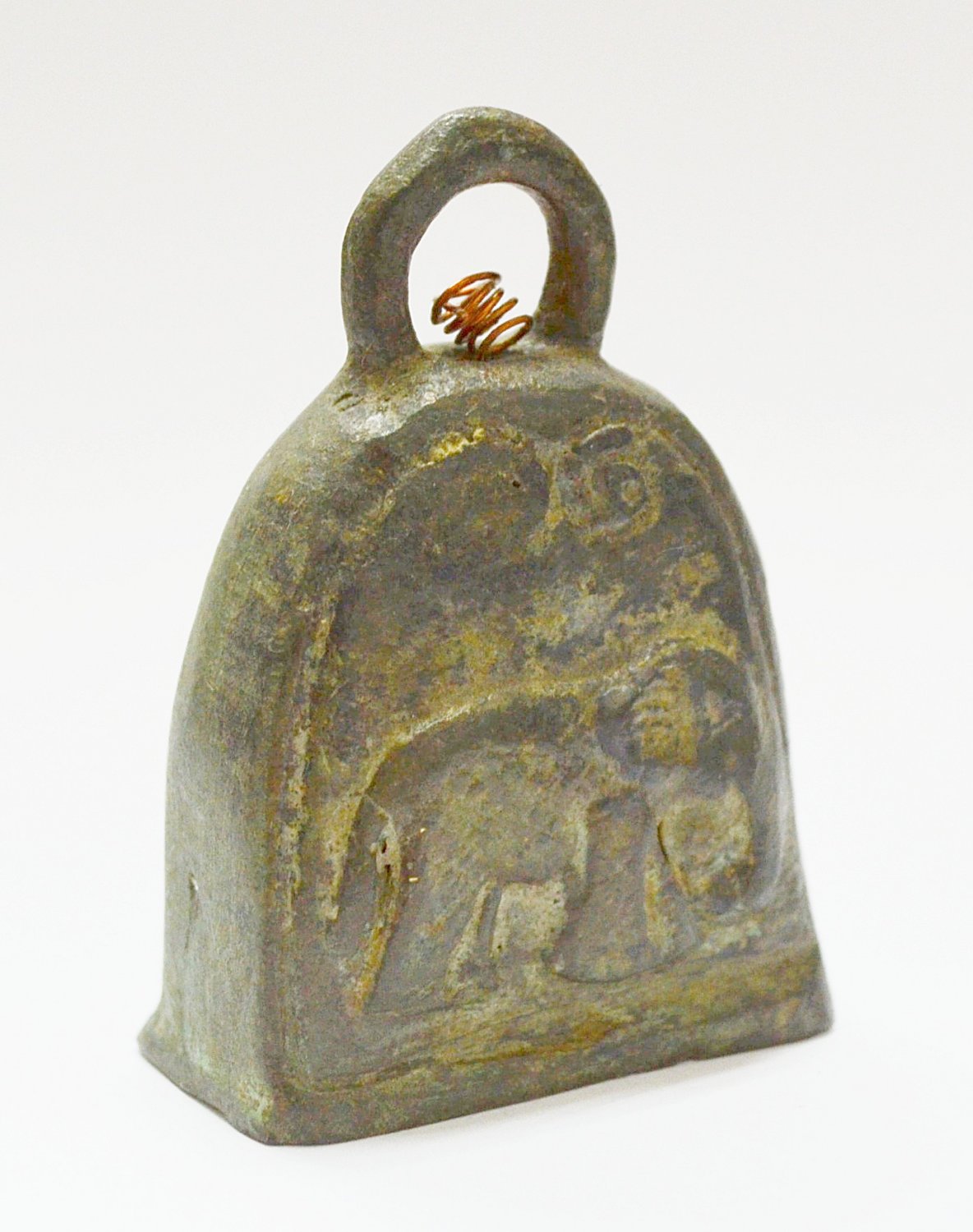 Bell of Thailand Gift Brass Elephant Bell Antique