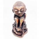 4" Business Trader Amulet Statue Thai KumaanTong Sedtee Laankod Pendant by Archan Manit