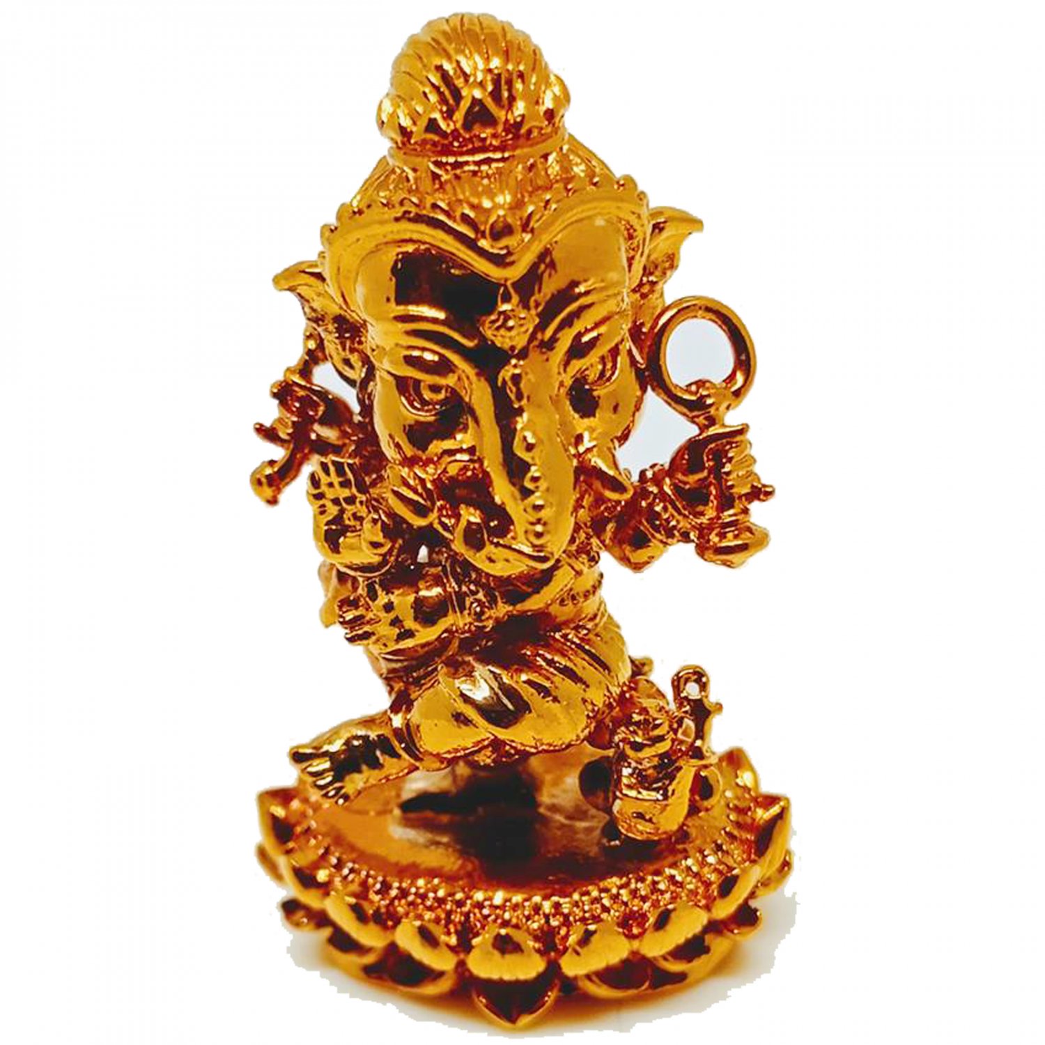 Thai Amulet Mini Lord Ganesha Statue Great God Hindu Pendant by Archan Amnarj Mahaweero