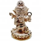 Thai Amulet Mini Lord Ganesha Statue Great God Hindu Pendant by Archan Amnarj Mahaweero