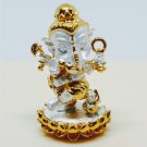 Thai Amulet Mini Lord Ganesha Statue Great God Hindu Pendant by Archan Amnarj Mahaweero