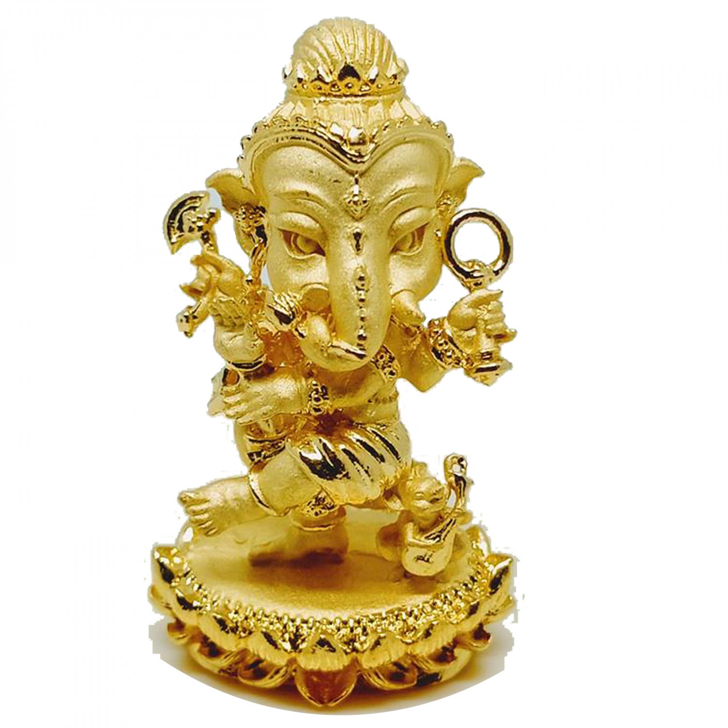 Thai Amulet Mini Lord Ganesha Statue Great God Hindu Pendant by Archan Amnarj Mahaweero