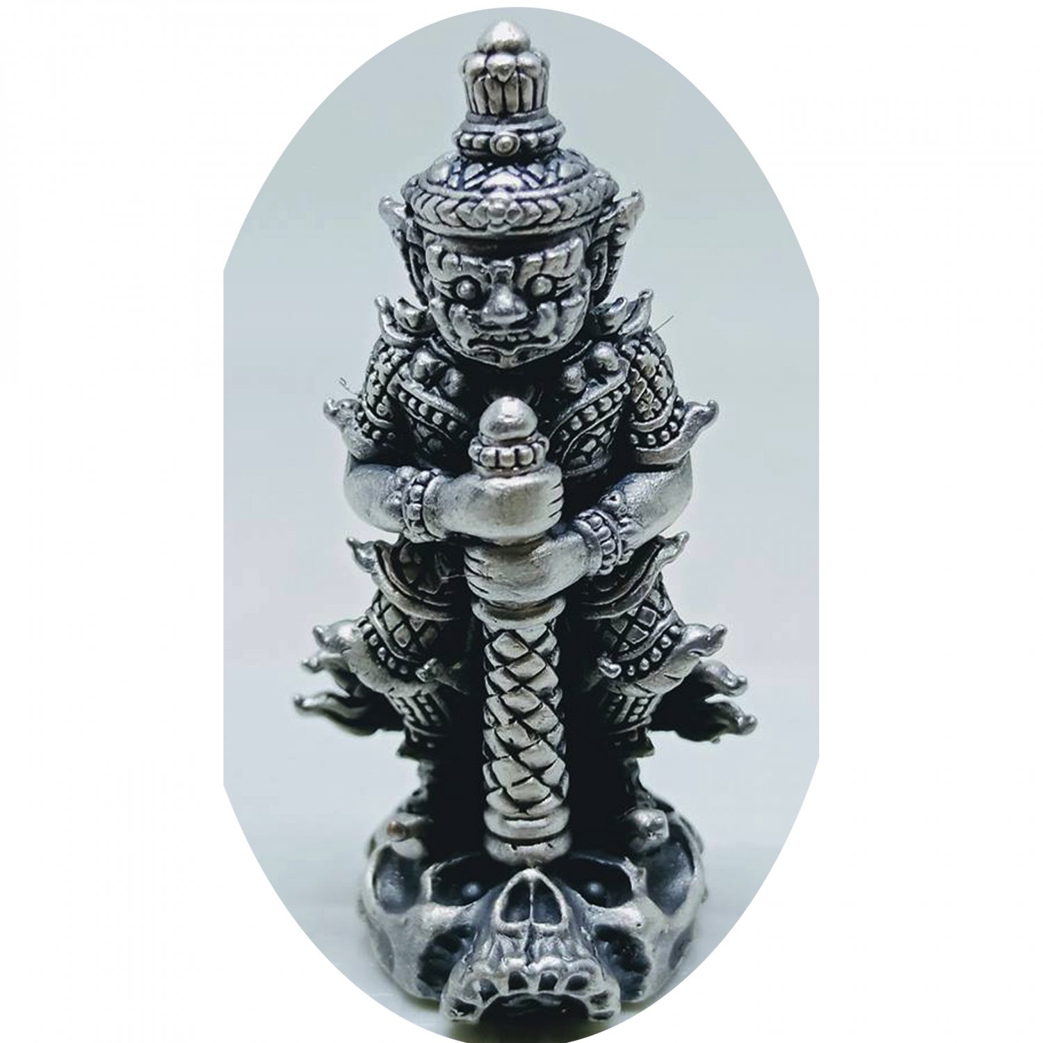 Thai Amulet Tow Wessuwan Giant Kuvera Rasun Sedthee Strong and Lucky for Life Magic