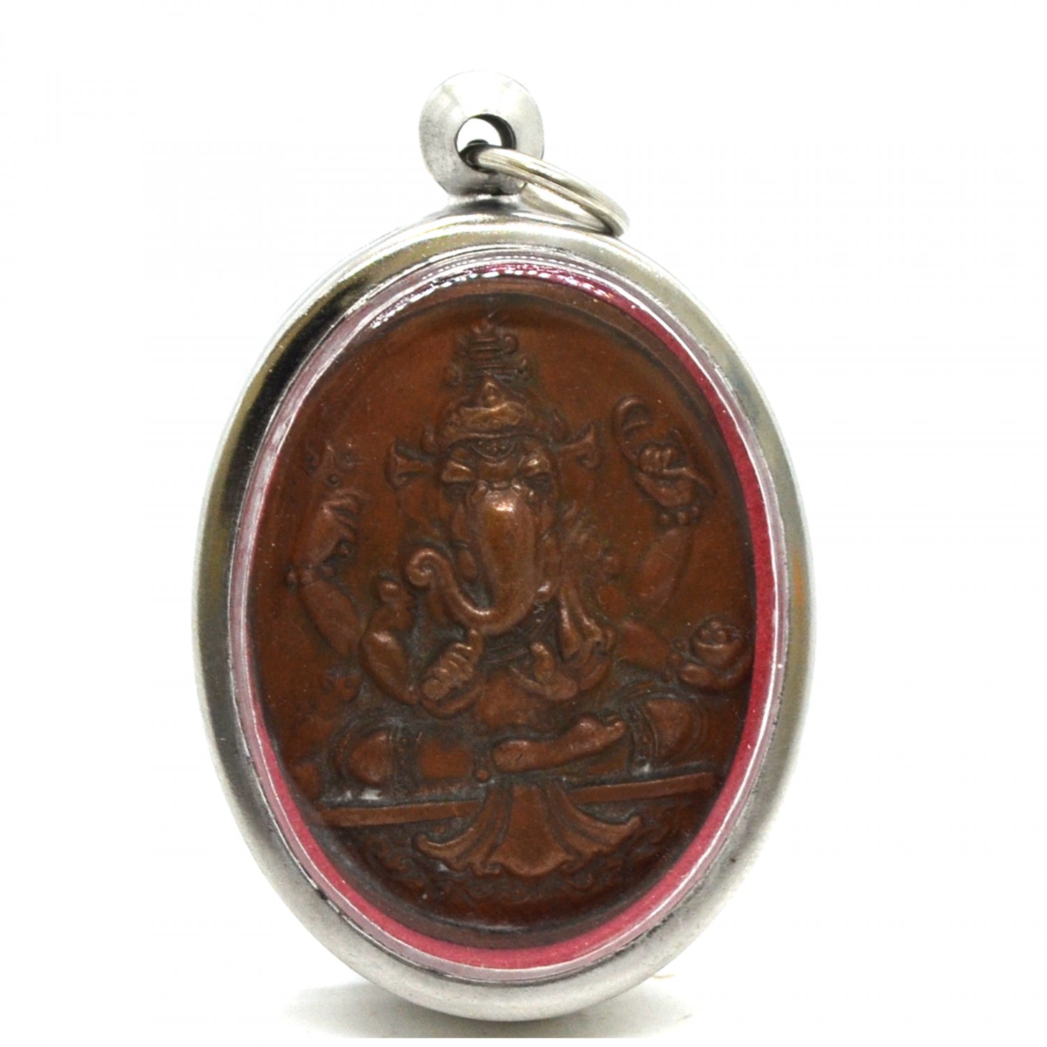 Lucky Hindu Amulet Ganesha Buddha Elephant Pendants Mens Womens Jewelry Hindu Deity God Success