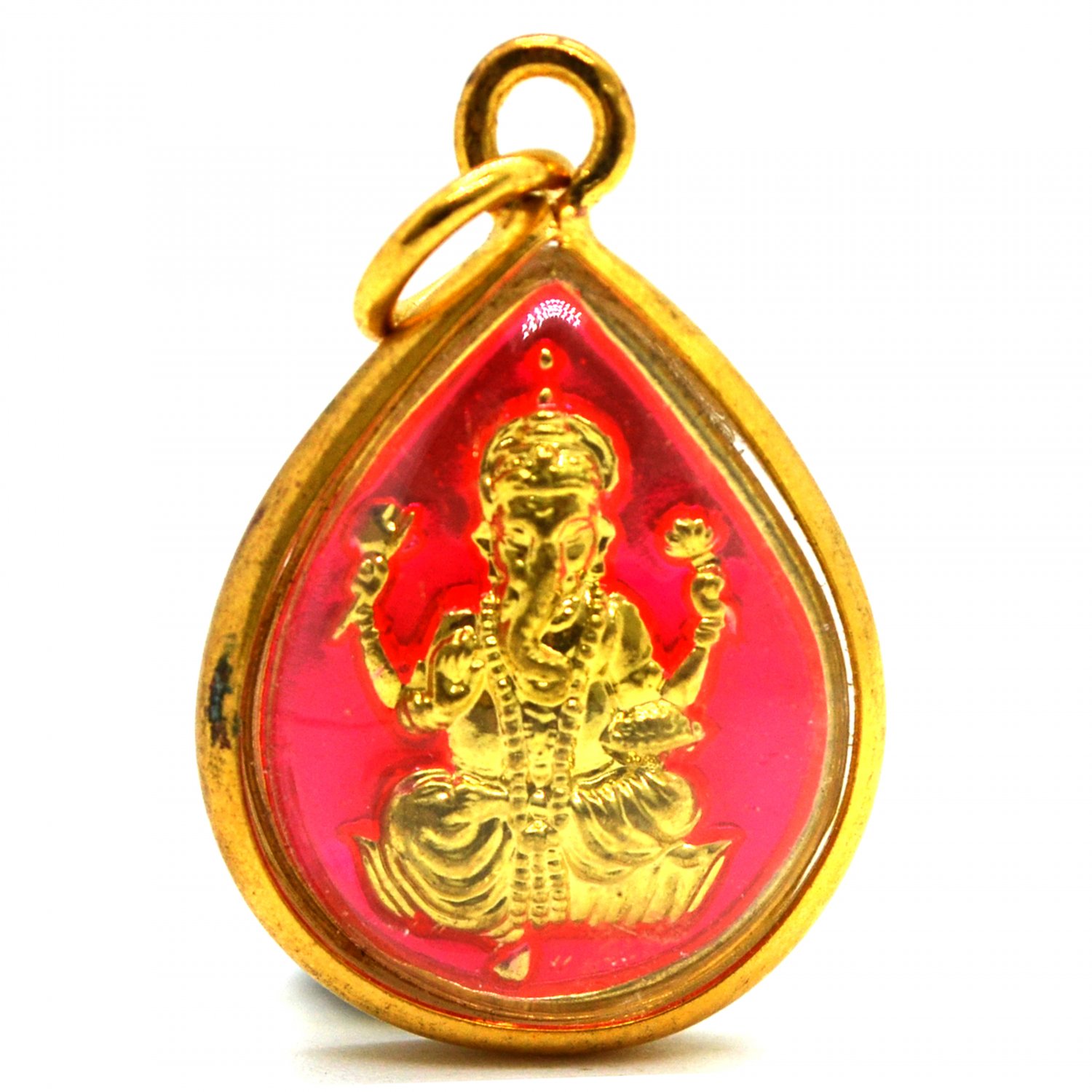 Lucky Hindu Amulet Ganesha Buddha Elephant Pendants Mens Womens Jewelry Hindu Deity God Success