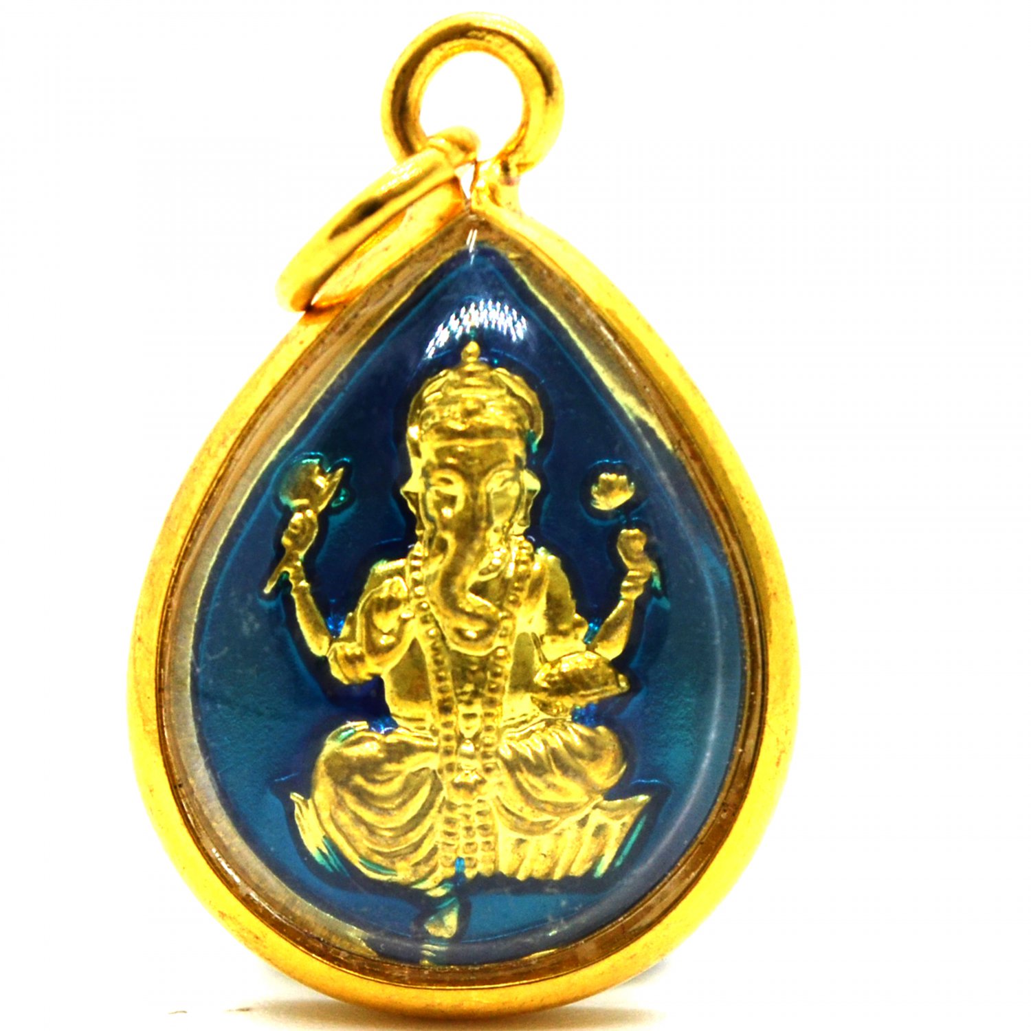 Lucky Hindu Amulet Ganesha Buddha Elephant Pendants Mens Womens Jewelry Hindu Deity God Success