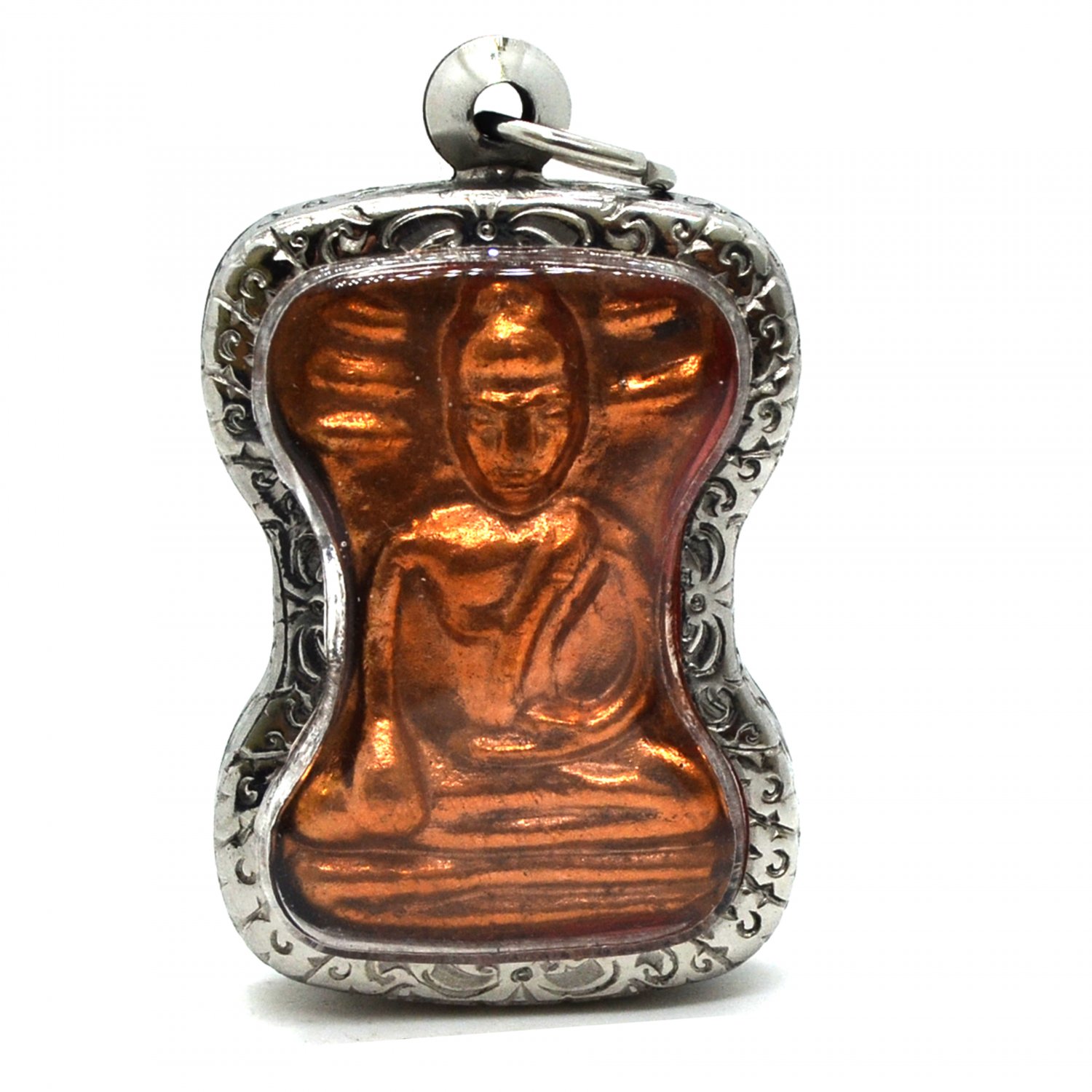 Thailand Buddha Jewelry Amulet Phra Mahesuan Kru Wat Phra sri Mahathat, Suphanburi