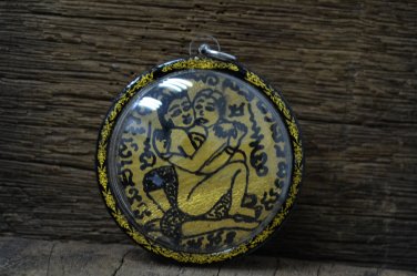 Thi Magic Love Amulet Kruba Kampeng's Amulet Inn Koo Couple Lover Pendant Charming