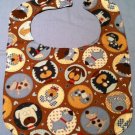 Brown Puppy Dog Toddler Bib